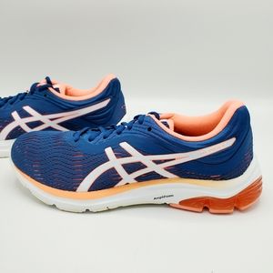 Asics Gel-Pulse 11 Navy Blue & Coral Running Shoes